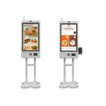 Restaurant Self Ordering Kiosk with Card Reader Thermal Printer for sale