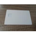Laser Engraved Matte White 0.8mm Metal Business Cards for sale
