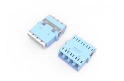 China Fiber Optic Adapter LC APC UPC Flangeless Quad supplier