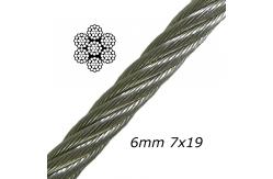 China Solid Strand Galvanized Steel Wire Rope 7X19 for Durable and Strong Applications supplier