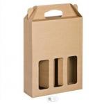 Pantone Colors Wine Bottle Gift Boxes Foil Stamping Varnishing for sale