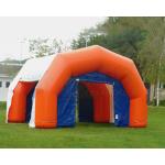 Orange Field Inflatable Medical Tent Mobile Hospital Temporary Shelter for sale