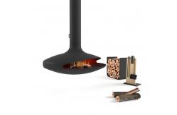 China Custom Mid Century Modern Hanging Fireplace Create Space supplier