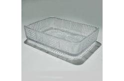 China Rectangular Glass Wash Basin Table Top 12 Inch Crystal Clear supplier