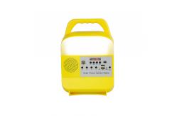 China Painted Matte 6000mah Portable Solar Bulbs 5W LED Solar Energy Light System supplier