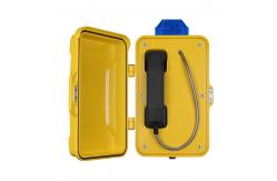 China Auto Dial Industrial VoIP Phone , Aluminum Alloy Rugged Sip Phone With Warning Lamp supplier