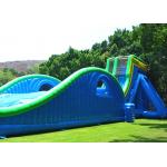 Customized Size Commercial Outdoor Inflatable Slide With Silk Printing for sale