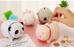 China Small Size 13x15cm Money Piggy Bank CE FCC ROHS certification supplier