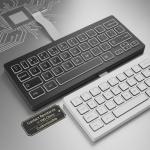 Silkscreen Printing PCB Membrane Switch Black Keyboard Yes White Optional Contact Resistance Less Than 100 Ohms Durable Customizable for sale