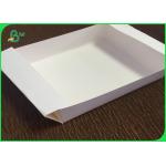 Wood Pulp Disposable Paper Roll , Custom Food Pack PE Coated Paper Roll