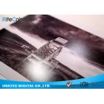 Luster Resin Coated Photo Paper Rolls Microporous Coating For Plotters Printing