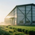 Pre-engineered Steel Structure Warehouse With Q355B / Q235B Frame for sale