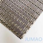Decorative Flat Architectural Wire Mesh Panels Brass Chrome Finish for sale