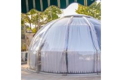 China Dome Bubble Tent House Height 2.8m With PC Aluminium Material supplier