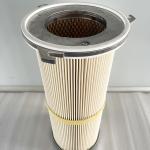 High Temperature Cylindrical Filter Cartridges Used In Industrial Air Filtration Systems for sale