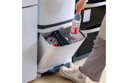 China 18L/36L Custom Recycle Dustbin Garbage Can Dust Bin With Wheel supplier