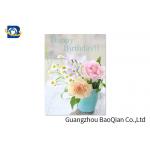 Flower / Beauiful Girl Pattern Animation Business Cards Attracted Eyes Birthday Card for sale