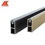 Anodized Rectangular Tube Aluminum Closet Rods 2.5mm Thickness for sale