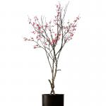 Plant Sakura Real Touch Artificial Flowers Fabric Chinese Style Landscaping Tree for sale
