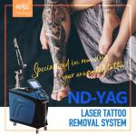 Vertical ND Yag Laser Machine  Laser Hair Removal And Tattoo Removal Machine ISO13485 for sale