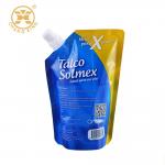 500ML 1L OEM design Doy pack Liquid Detergent Powder Packaging Pouch for sale