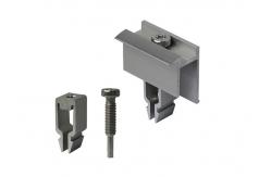 China Aluminum BIPV Solar Mounting System MPPT End Clamp And Mid Clamp 1.4KN supplier