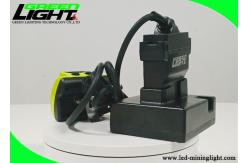 China 25000lux Brightness Coal Mining Helmet Lights Yellow Shell ABS Anti Cracked IP68 Waterproof supplier