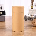Waterproof Kraft Round Paper Tube Box Cardboard Paper Cylinder Container For Tea Coffee for sale