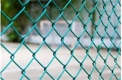 China 7 Ft PVC Coated Hot Dipped Galvanized Chain Link Fence Fabric Residential supplier