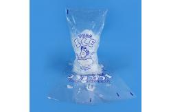 China Food Grade LDPE OEM ODM Drawstring Plastic Bags For Ice Storage supplier