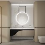 Frameless LED Mirror Light with Minimalist Look and Energy Efficient Bright LED Output for Home and Hospitality Use for sale