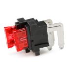 1A ATC ATU Twin Fuse Holder Panel Mount Plug In With Cover