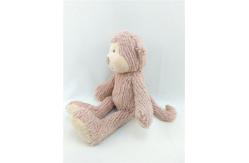 China Customized Embroidery Logo Super Soft Plush Toy Cute Kids Stuffed Monkey Toy supplier