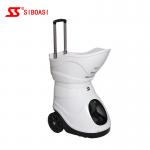 Portable Tennis Ball Tosser Machine Top And Back Spin Adjustment