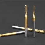 PCB Tungsten Steel Milling Cutter CNC Circuit Board Rough Corn Shaped End Mill for sale