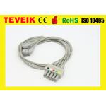 Teveik Factory CE&ISO Medical HP M1635A 5 Leads ECG Leadwire Cable For Patient Monitor for sale