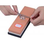 Double Sided Water Stone Knife Sharpener 600 / 1000 Grit Coarse And Fine Tool