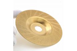 China Titanium 4 Grinding Discs Diamond Cup Wheel Convex Threading Angle Grinder supplier