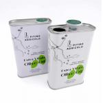 OEM / ODM Metal Olive Oil Cans 500ml Round 4L Square Oil Tin Can Food Grade for sale