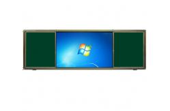 China 86 Inch Interactive Flat Panel With Sliding White Board supplier