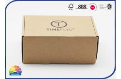 China Recycled Corrugated Mailer Box CMYK Offset Printing Storage Packaging supplier