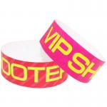 Water Resistant Festival Tyvek Wristbands , Disposable Printable Paper Wristbands for sale