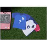 China France Jersey Shape Digital Printed Marketing Promotional Gifts Computer Custom Mouse Pads Soccer Team manufacturer