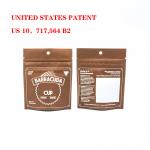Customized Smell-Proof Child-Resistant Mylar Bags With Secure Plastic Zipper Lock For Tobacco Packaging for sale
