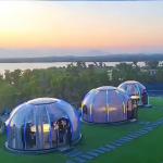 Prefabricated House Campsite Villa Hotel Easy Assemble Prefab Bubble Cabin House for sale
