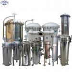 Stainless Steel Multi Bags Filter Housing Industrial Water Filters For Food Industry for sale