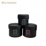 Custom Black Paper Candle Tubes Flat Edge Black Paper Tube Packaging Biodegradable Kraft Paper Tube for sale