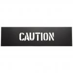 Custom Safety PVC Caution Stencil For Public Place Black for sale