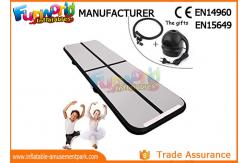 China Customized Inflatable Air Mat Gymnastics With Free Pump / Silking Printing supplier