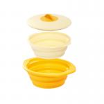 1600ml Multifunctional Collapsible Silicone Steamer Bowl